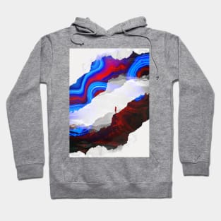 Blue Waves of Isolation Hoodie